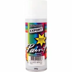 Export Aerosol Paint - Enamel, Gloss White - 250g