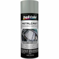 Dupli-Color Metalcast Aerosol Paint Enamel, Grey Metallic Ground Coat - 311g