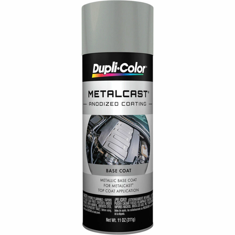 Dupli-Color Metalcast Aerosol Paint Enamel, Grey Metallic Ground Coat - 311g 3 Dupli-Color Metalcast Aerosol Paint Enamel, Grey Metallic Ground Coat - 311g