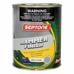 Septone® Paint Hammer Finish - Silver - 1 Litre