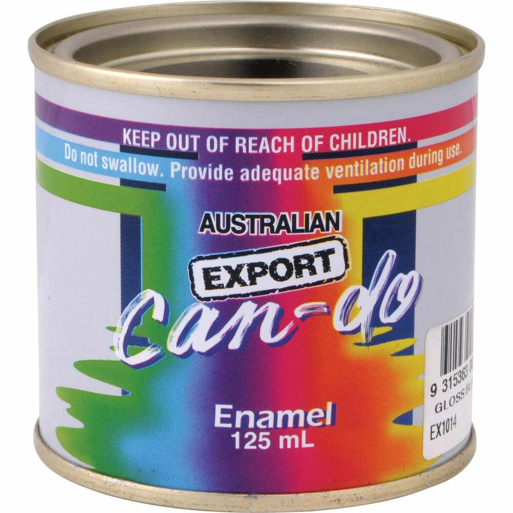 Export Can Do Paint Enamel, Mission Brown - 125mL 3 Export Can Do Paint Enamel, Mission Brown - 125mL