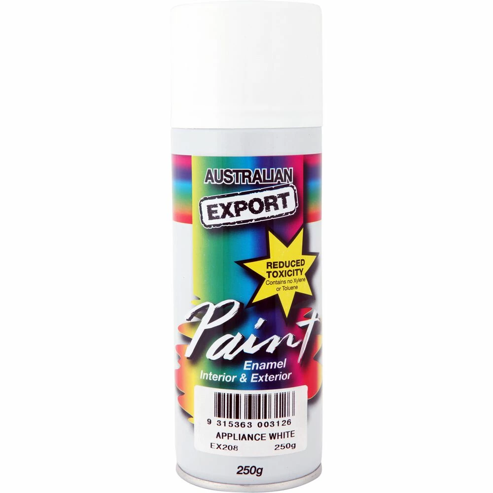 Export Aerosol Paint - Enamel, Appliance White - 250g 3 Export Aerosol Paint - Enamel, Appliance White - 250g