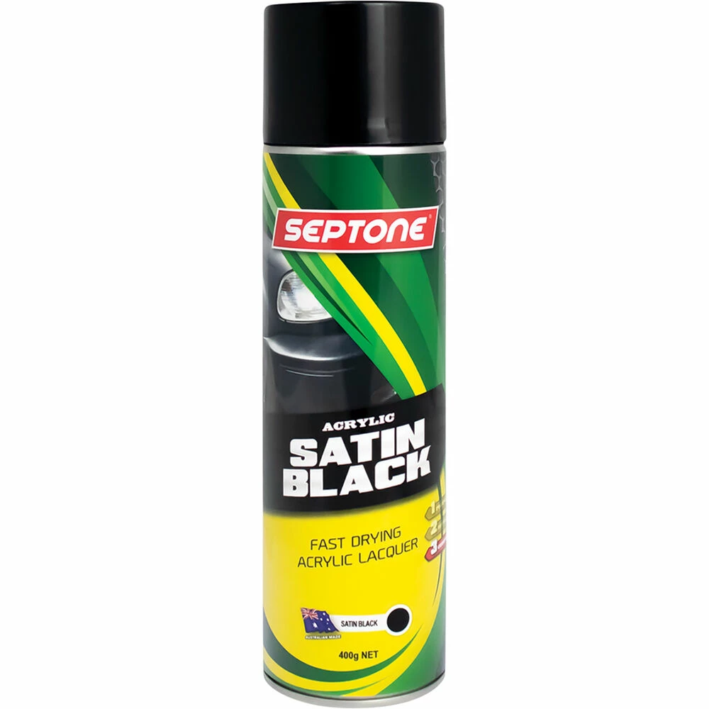 Septone®Acrylic Paint Satin Black - 400g 3 Septone®Acrylic Paint Satin Black - 400g