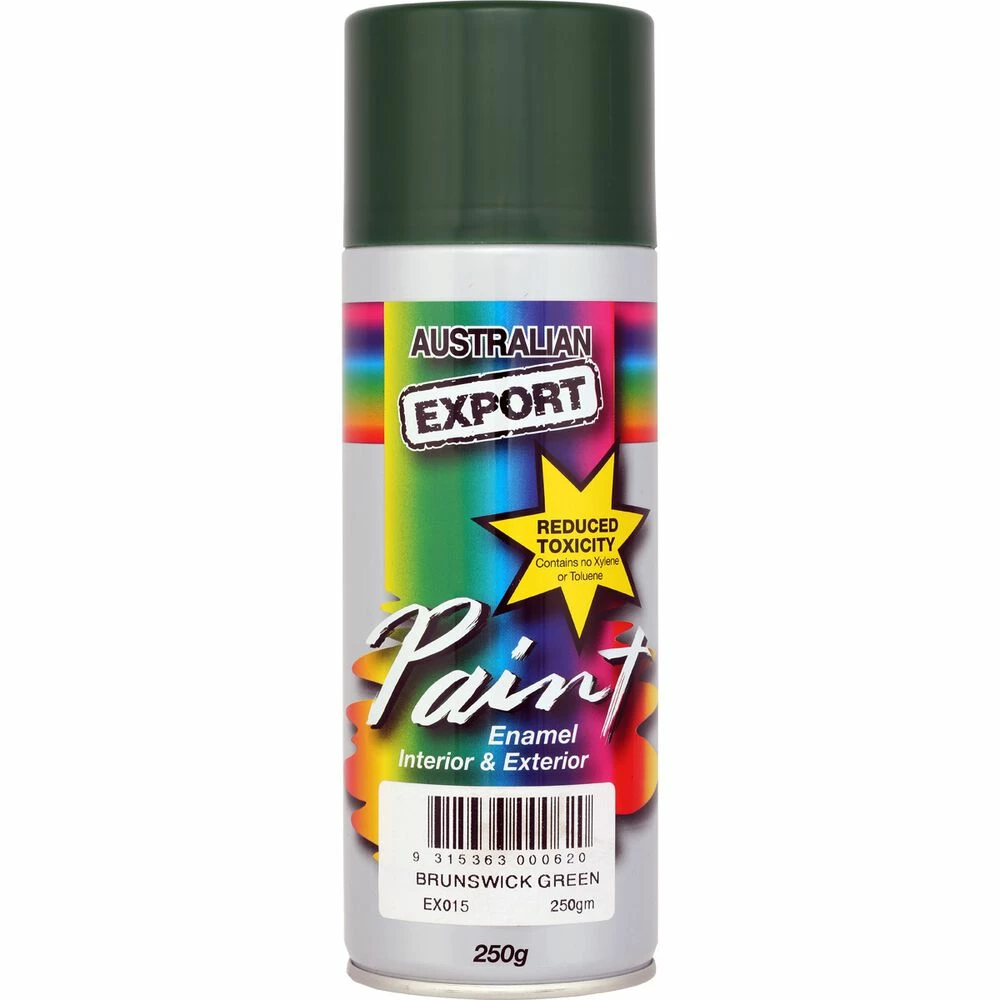 Export Aerosol Paint - Enamel, Brunswick Green - 250g 3 Export Aerosol Paint - Enamel, Brunswick Green - 250g