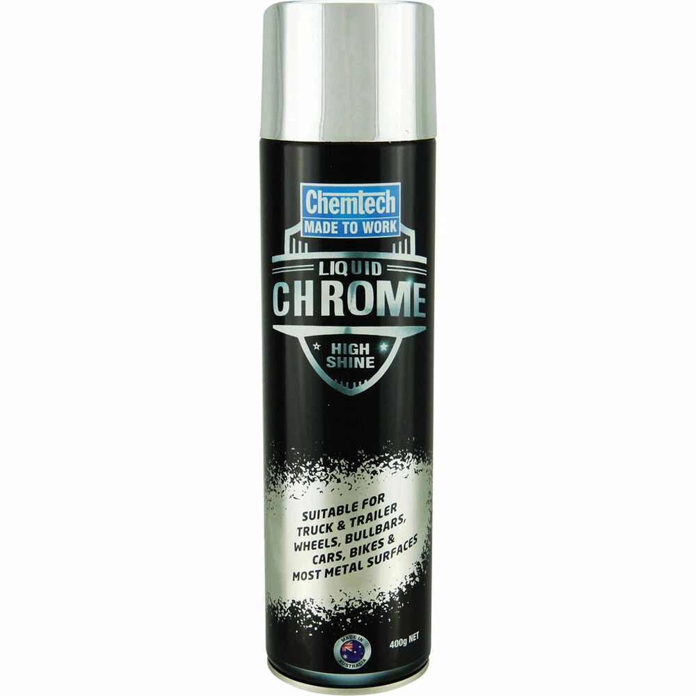 Chemtech®Liquid Chrome High Shine Paint - 400G 3 Chemtech®Liquid Chrome High Shine Paint - 400G