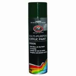 SCA Acrylic Aerosol Paint, Green - 400g