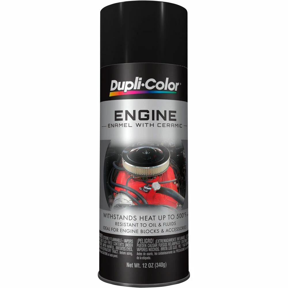 Dupli-Color Engine Enamel Aerosol Paint Gloss Black - 340g 3 Dupli-Color Engine Enamel Aerosol Paint Gloss Black - 340g
