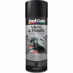 Dupli-Color Vinyl And Fabric Paint Aerosol Paint, Flat Black - 311g