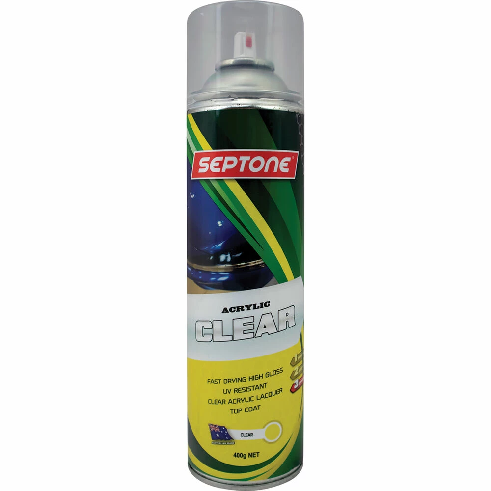 Septone Acrylic Paint Clear Topcoat - 400g 3 Septone Acrylic Paint Clear Topcoat - 400g