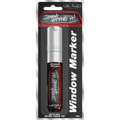 Hot Stuff Window Marker - White