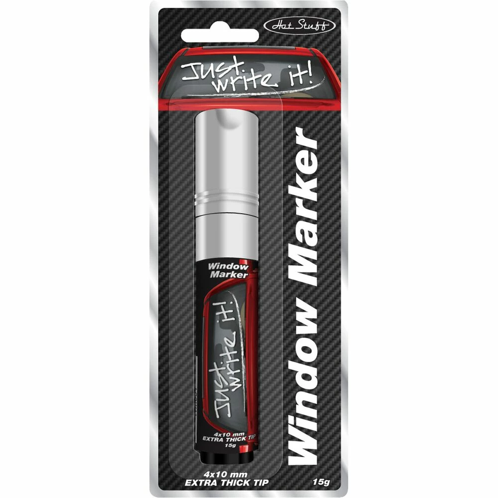 Hot Stuff Window Marker - White 3 Hot Stuff Window Marker - White