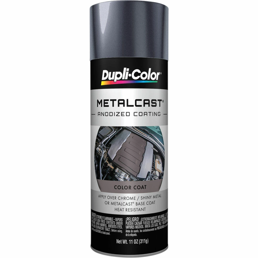 Dupli-Color Metalcast Aerosol Paint Enamel Smoke Grey Anodised - 311g 3 Dupli-Color Metalcast Aerosol Paint Enamel Smoke Grey Anodised - 311g