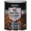 SCA Metal Cover Enamel Rust Paint Matt Black - 1 Litre