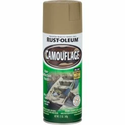 Rust-Oleum Camo Aerosol Paint Khaki, 340g