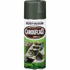 Rust-Oleum Camo Aerosol Paint Forest Green, 340g
