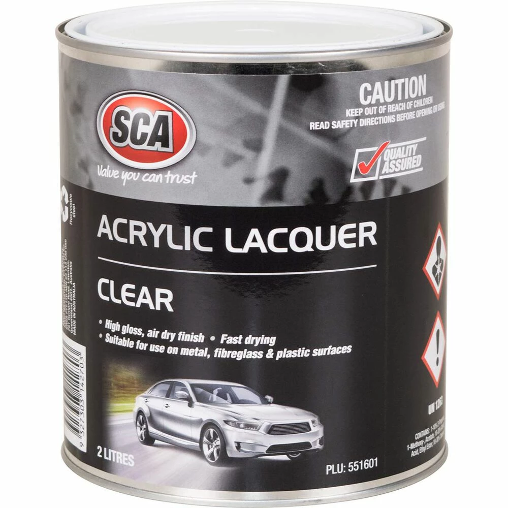 SCA Acrylic Paint, Clear - 2 Litre 3 SCA Acrylic Paint, Clear - 2 Litre