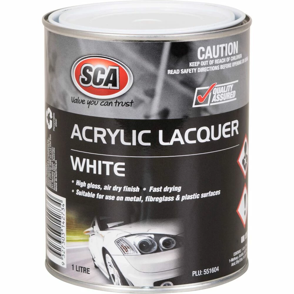 SCA Acrylic Paint, White - 1 Litre 3 SCA Acrylic Paint, White - 1 Litre