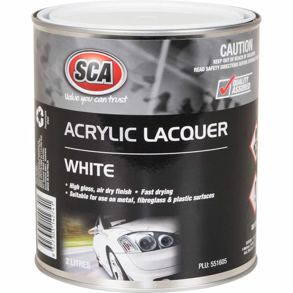 SCA Acrylic Paint, White - 2 Litre 3 SCA Acrylic Paint, White - 2 Litre