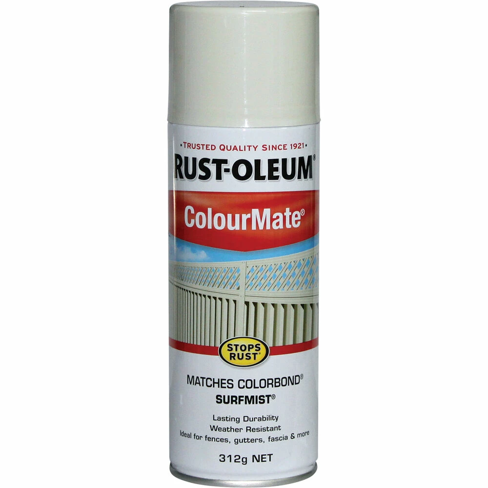 Rust-Oleum Aerosol Paint - Colourmate, Surfmist 312g 3 Rust-Oleum Aerosol Paint - Colourmate, Surfmist 312g