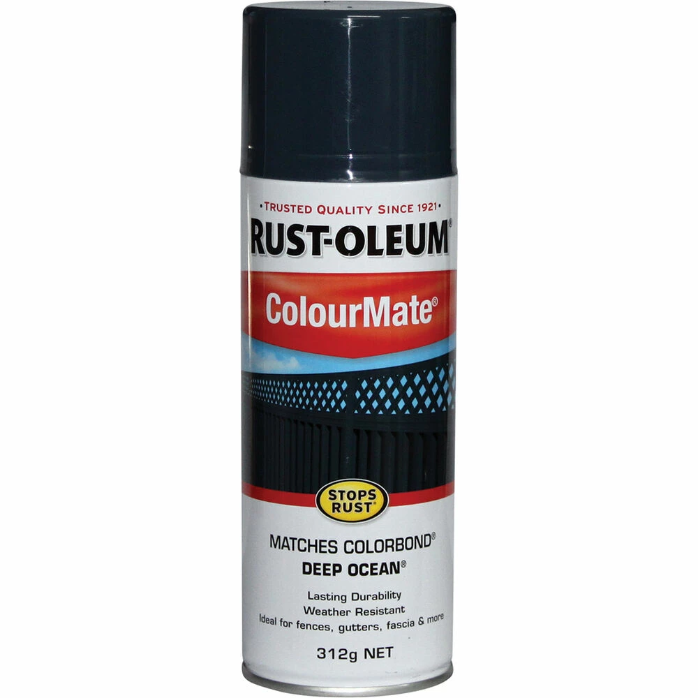 Rust-Oleum Aerosol Paint - Colourmate, Deep Ocean 312g 3 Rust-Oleum Aerosol Paint - Colourmate, Deep Ocean 312g
