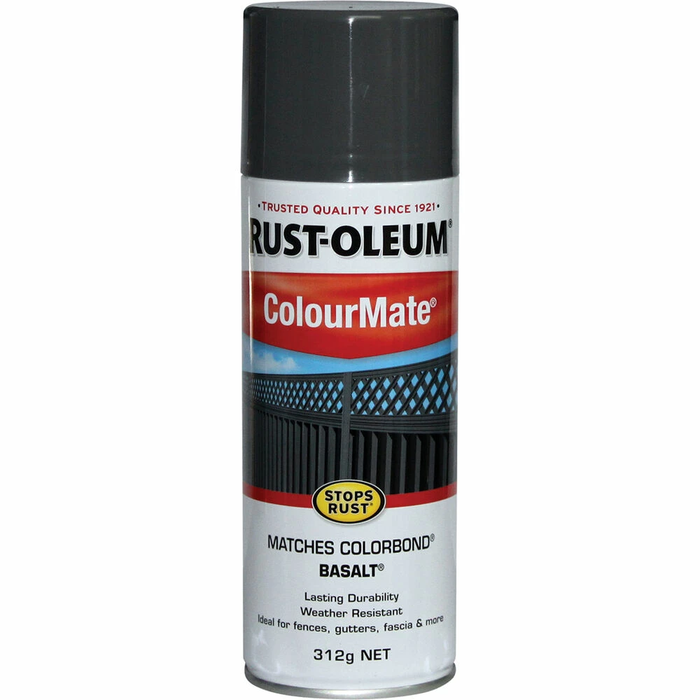 Rust-Oleum Aerosol Paint - Colourmate, Basalt 312g 3 Rust-Oleum Aerosol Paint - Colourmate, Basalt 312g