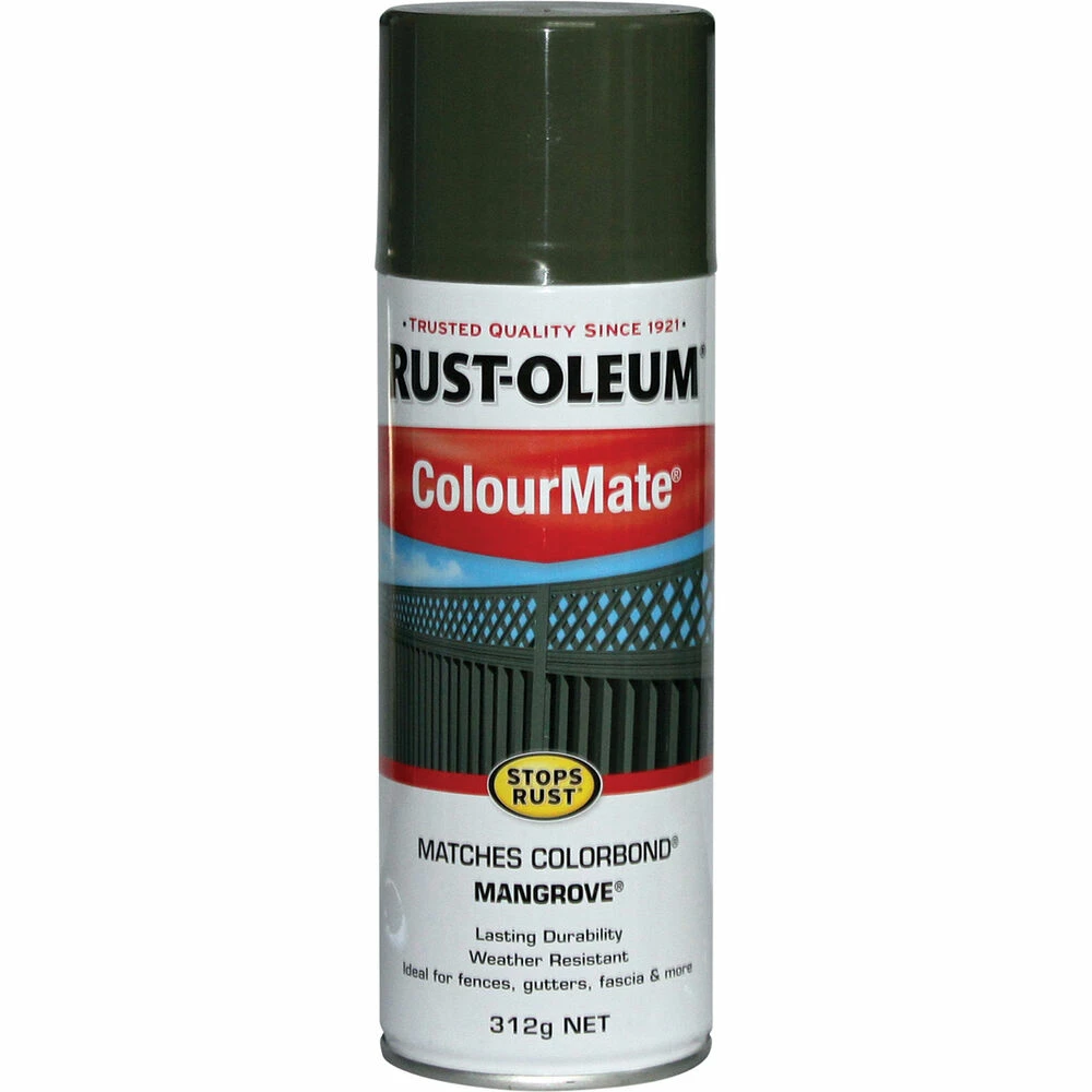 Rust-Oleum Aerosol Paint - Colourmate, Mangrove 312g 3 Rust-Oleum Aerosol Paint - Colourmate, Mangrove 312g