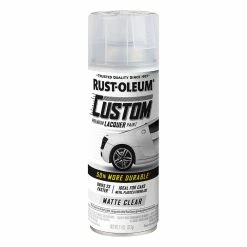 Rust-Oleum Aerosol Paint Custom Lacquer, Matte Clear - 311g