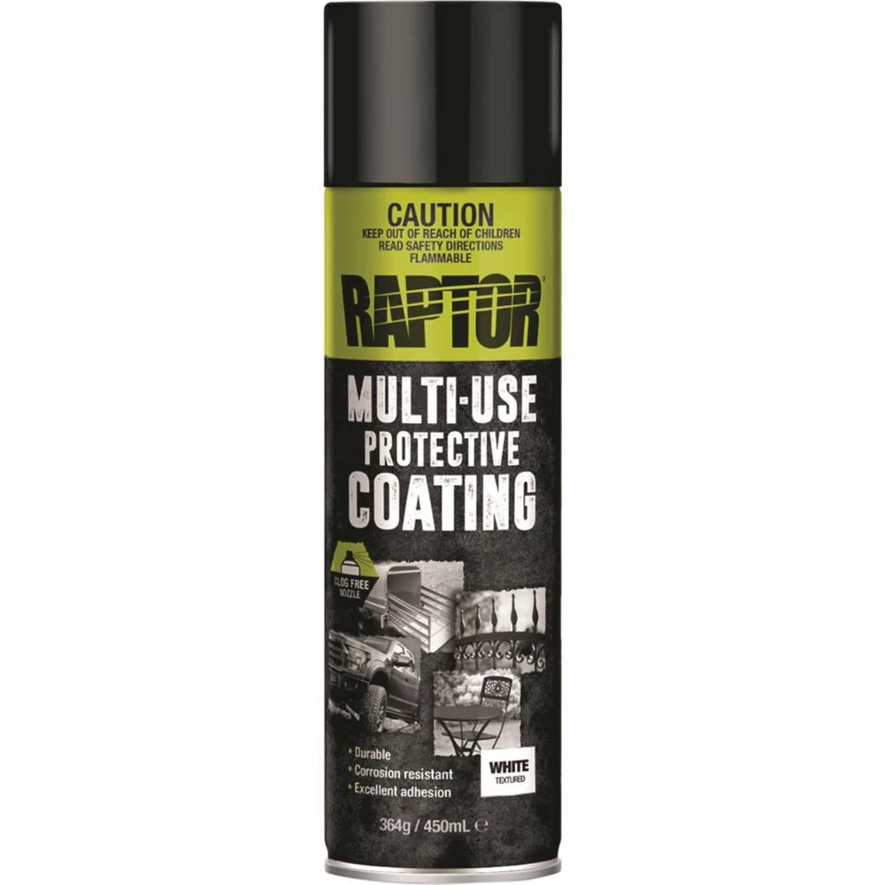 Raptor Multi-Use Protective Coating White 450mL 3 Raptor Multi-Use Protective Coating White 450mL