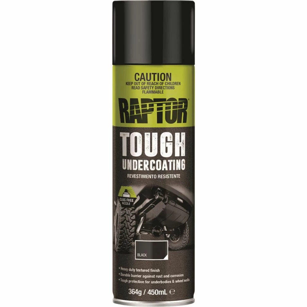 Raptor Tough Underbody Coating Black 450mL 3 Raptor Tough Underbody Coating Black 450mL