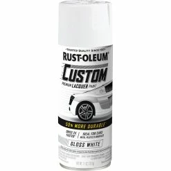 Rust-Oleum Aerosol Paint Custom Lacquer Gloss White 311g