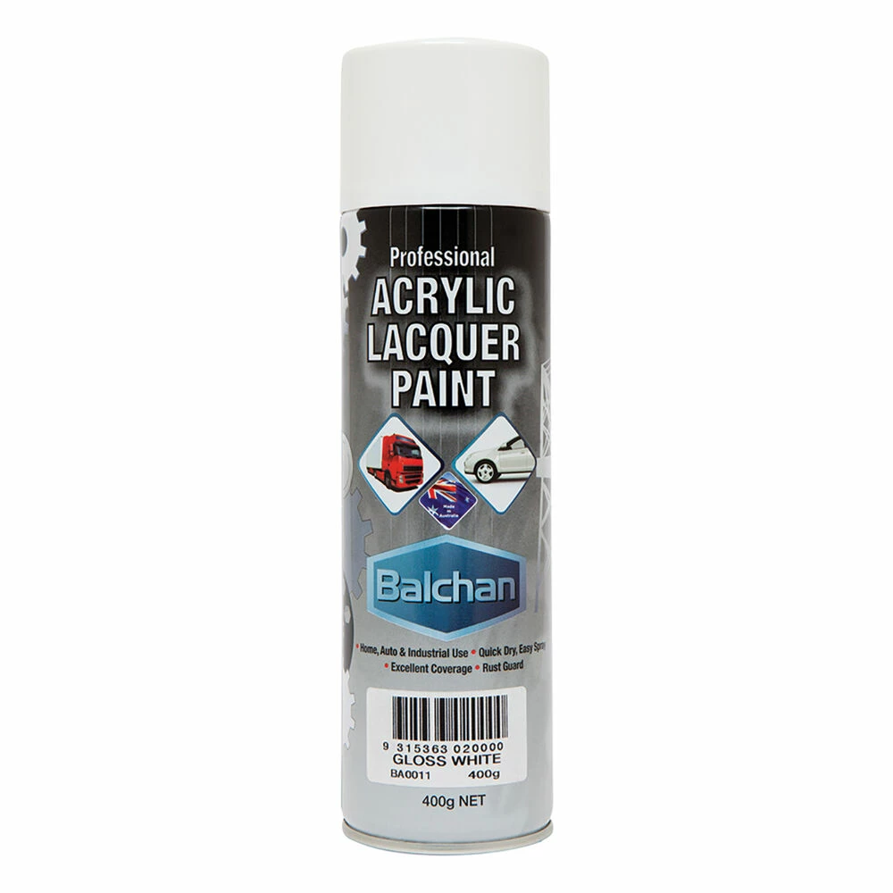 Balchan Acrylic Paint Gloss White 400g 3 Balchan Acrylic Paint Gloss White 400g