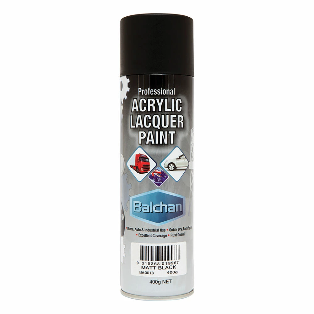 Balchan Acrylic Paint Matt Black 400g 3 Balchan Acrylic Paint Matt Black 400g