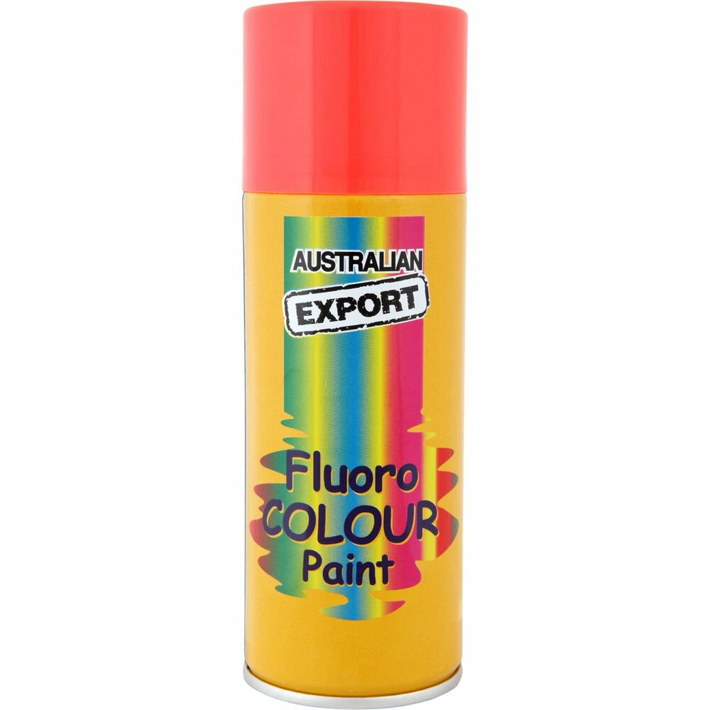 Export Enamel Aerosol Paint - Fluro Blaze Orange - 125g 3 Export Enamel Aerosol Paint - Fluro Blaze Orange - 125g
