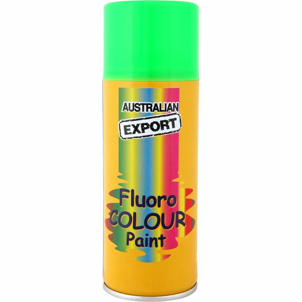 Export Enamel Aerosol Paint, Fluro Signal Green - 125g 3 Export Enamel Aerosol Paint, Fluro Signal Green - 125g